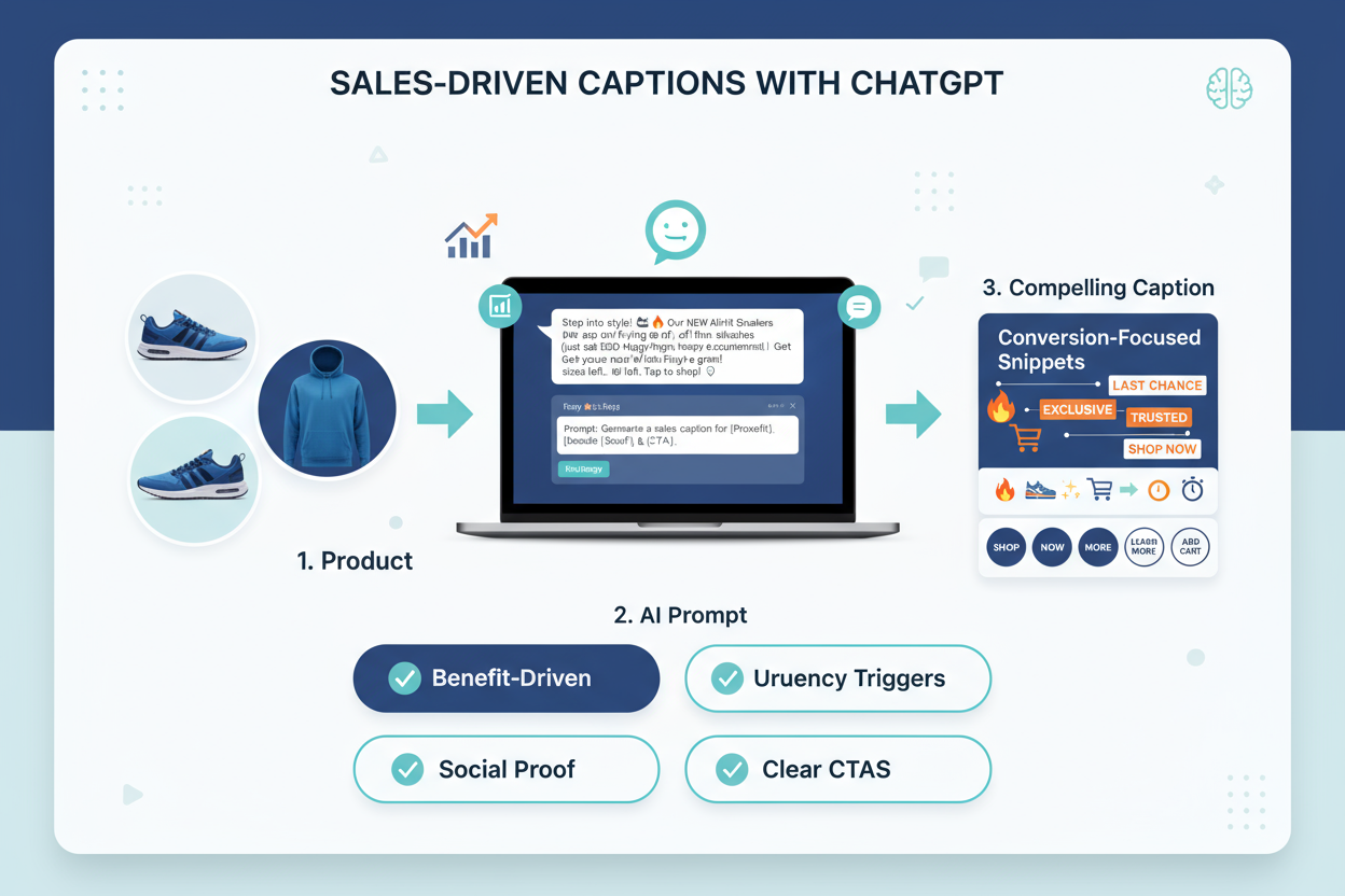 come generare caption che vendano con chat gpt